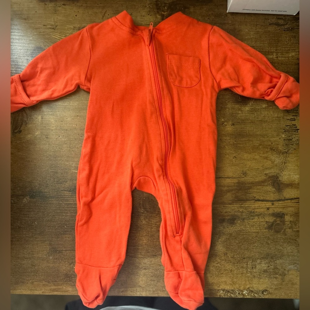 Orange Baby One Piece